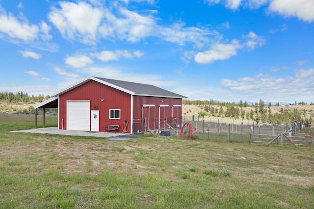 14410 W Jacobs Rd, Spokane, WA 99224 - view of pole building featuring a view of countryside and driveway