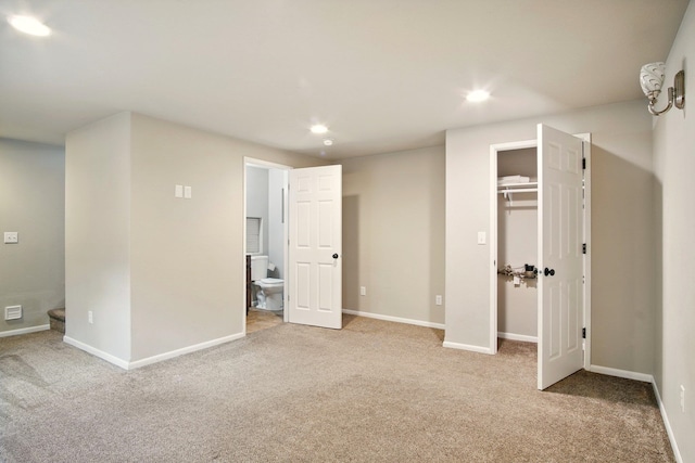 3016 N Walnut Street On A Dead End Street, Spokane, WA 99205 - unfurnished bedroom featuring carpet, baseboards, and recessed lighting