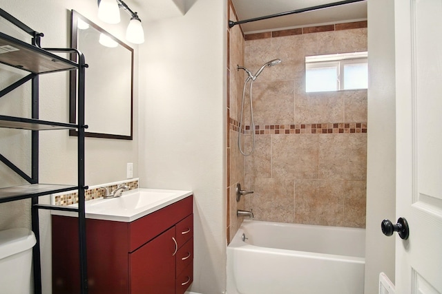 3016 N Walnut Street On A Dead End Street, Spokane, WA 99205 - full bathroom featuring shower / tub combination, vanity, and toilet