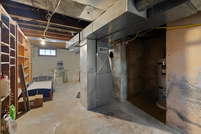 3215 W Longfellow Ave, Spokane, WA 99205 - basement with secured water heater and heating unit