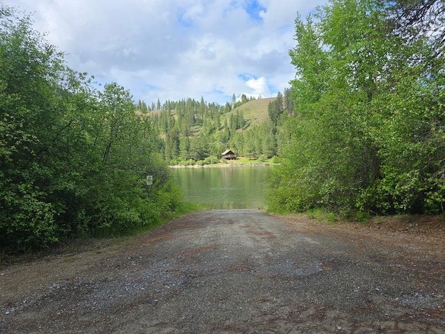 278 Hazel St, Cusick, WA 99119 - water view with a heavily wooded area
