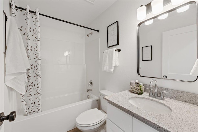 1912 W Buckeye Ave, Spokane, WA 99205 - full bathroom with shower / bath combo with shower curtain, vanity, and toilet