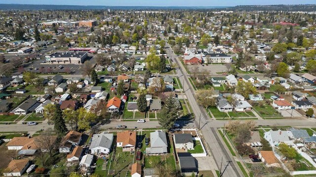 4824 N Stone St, Spokane, WA 99207 - aerial overview of property's location with nearby suburban area