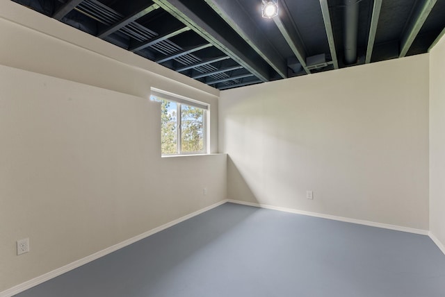 13408 E Copper River Ln, Spokane, WA 99206 - below grade area featuring baseboards