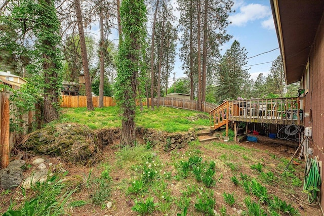 3712 E 12th Ave, Spokane, WA 99202 - fenced backyard featuring a deck