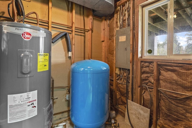 15906 N Forker Rd, Spokane, WA 99217 - utility room featuring water heater and electric panel