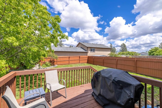 4701 E 13th Ave, Spokane Valley, WA 99212 - wooden deck with area for grilling