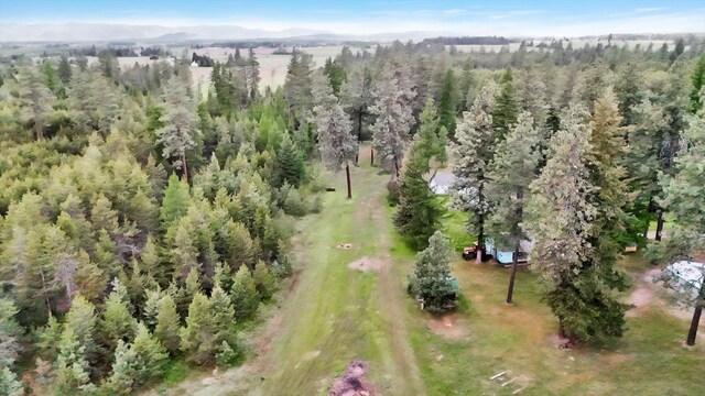 2111 W Mason Rd, Deer Park, WA 99006 - aerial view of property and surrounding area featuring a heavily wooded area