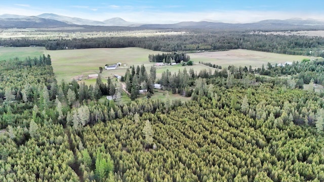 2111 W Mason Rd, Deer Park, WA 99006 - bird's eye view of a heavily wooded area and a mountain backdrop