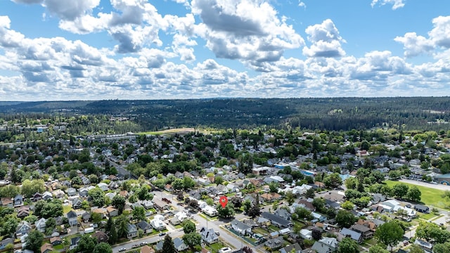 2305 W Sharp Ave, Spokane, WA 99201 - aerial perspective of suburban area with a heavily wooded area