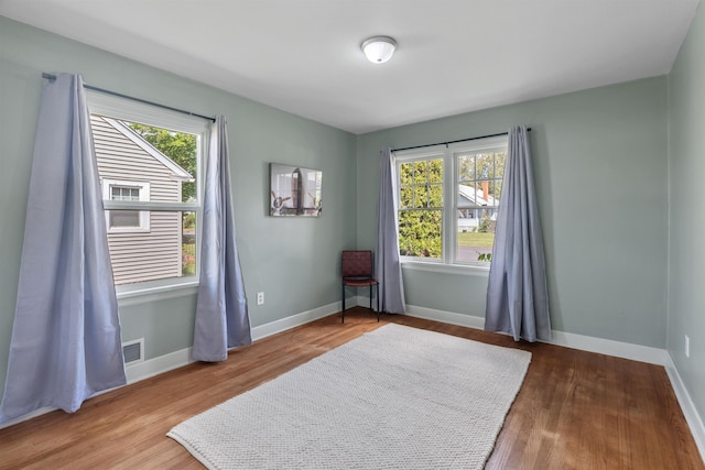 2417 W Euclid Ave, Spokane, WA 99205 - sitting room featuring plenty of natural light, wood finished floors, and baseboards