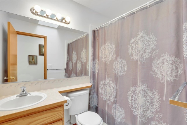 15711 N Unicorn Ct, Mead, WA 99021 - full bath with vanity and a shower with shower curtain