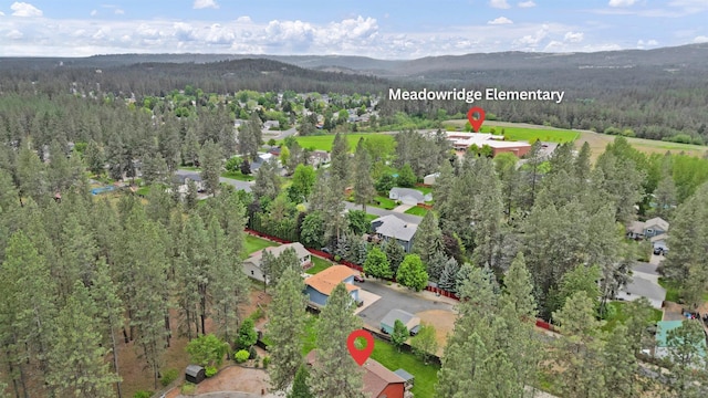 15711 N Unicorn Ct, Mead, WA 99021 - aerial view of property and surrounding area featuring nearby suburban area