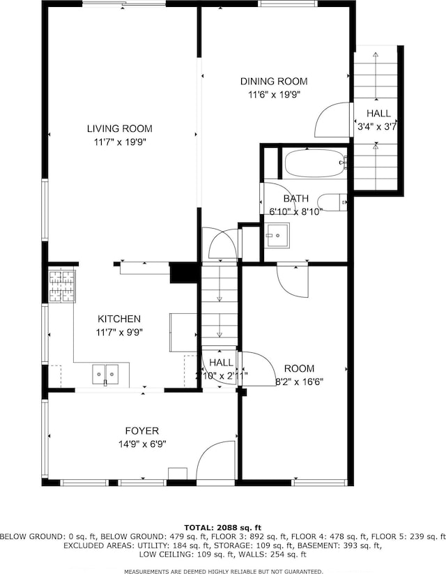 2526 E 8th Ave, Spokane, WA 99202 - floor plan / room layout