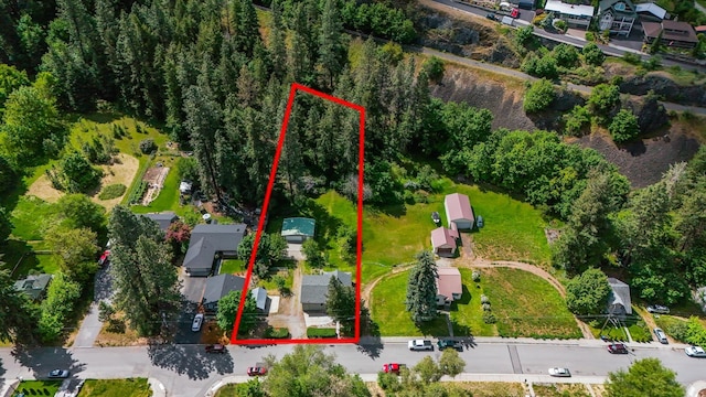 2526 E 8th Ave, Spokane, WA 99202 - aerial view of property's location with property parcel outlined