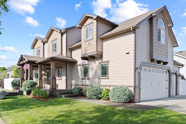 18218 E Michielli Ave, Spokane Valley, WA 99016 - view of front facade featuring an attached garage, driveway, and a shingled roof