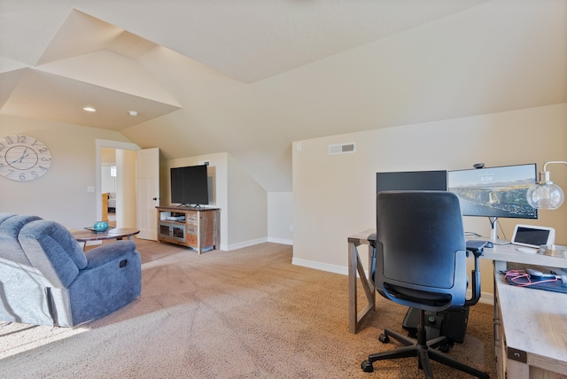 18218 E Michielli Ave, Spokane Valley, WA 99016 - office space with carpet floors, lofted ceiling, and baseboards