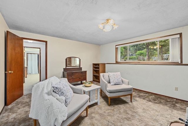 122 E Circle Dr, Newport, WA 99156 - living area with carpet flooring and a textured ceiling