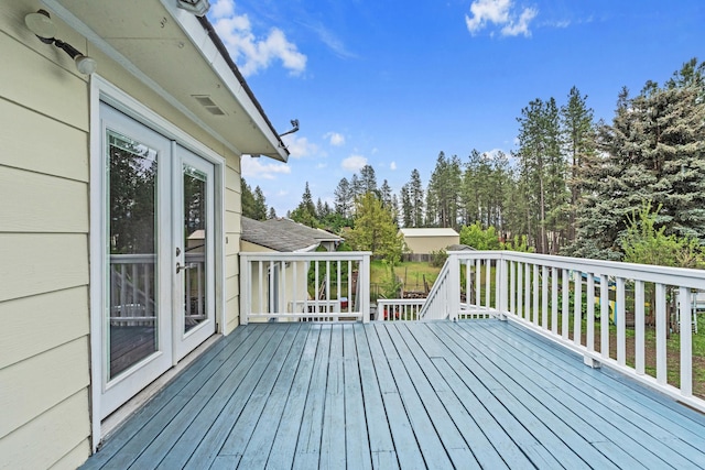 122 E Circle Dr, Newport, WA 99156 - view of wooden deck