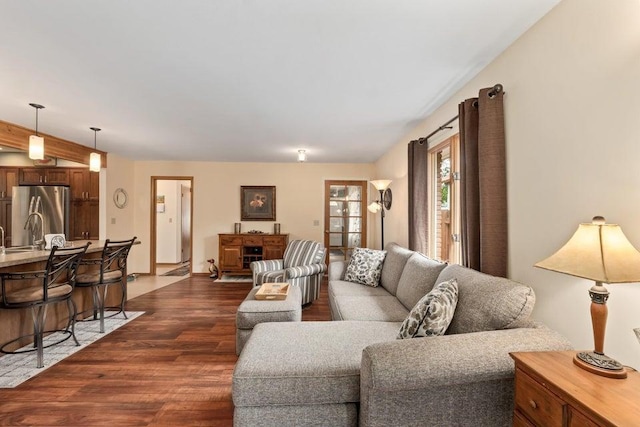 536 E 1st Ave, Colville, WA 99114 - living room featuring dark wood finished floors