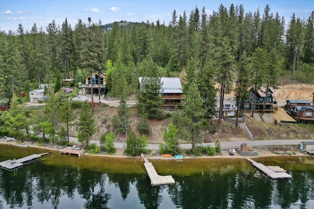 3947 N Deer Lake Rd, Loon Lake, WA 99148 - bird's eye view of a large body of water and a forest