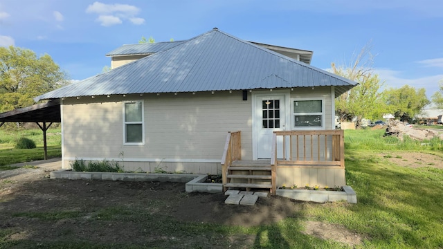 117 5th Ave, Cusick, WA 99119 - back of property with metal roof