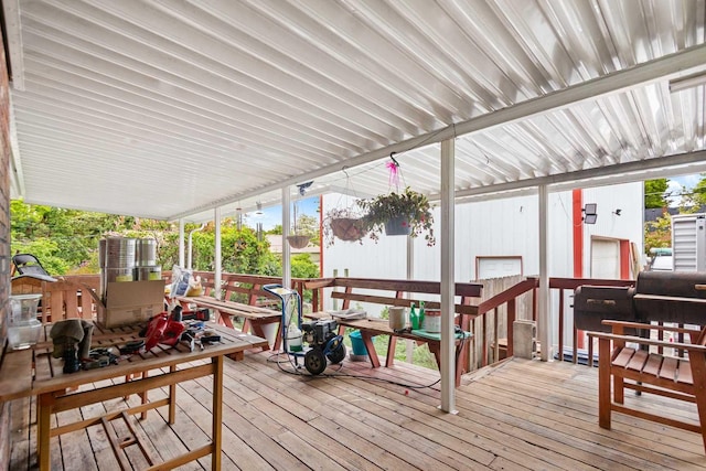 2029 E Sharp Ave, Spokane, WA 99202 - view of wooden deck