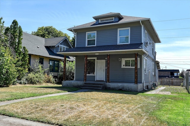 918 E Baldwin Ave, Spokane, WA 99207 - american foursquare style home with covered porch and a shingled roof