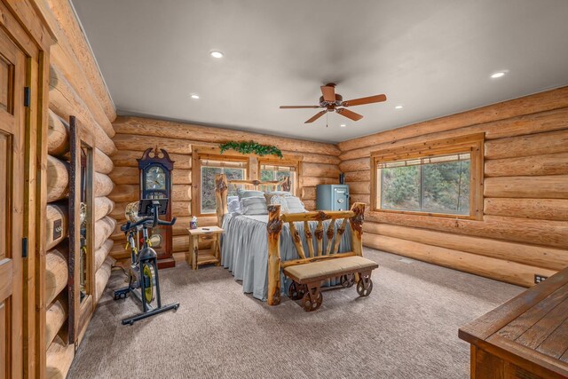 33905 Winterwood Ln Unit E, Davenport, WA 99122 - bedroom with recessed lighting and carpet floors