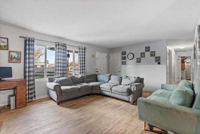 3006 W Francis Ave, Spokane, WA 99205 - living area with light wood-style floors and baseboards