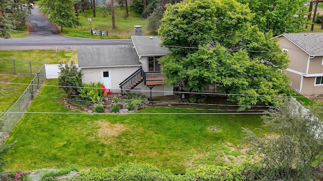 1829 S Glenrose Rd, Spokane, WA 99223 - view from above of property