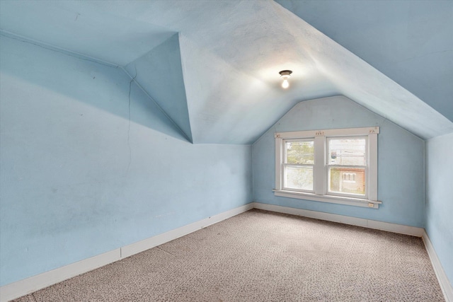 603 E Providence Ave, Spokane, WA 99207 - bonus room with vaulted ceiling, carpet, and baseboards
