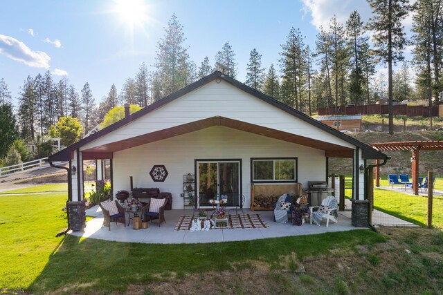 5475 Peggy Way, Deer Park, WA 99006 - rear view of property featuring a patio