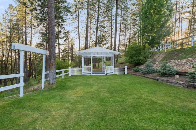 5475 Peggy Way, Deer Park, WA 99006 - view of yard with a gazebo