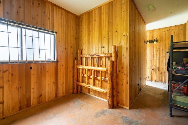 472 Snow Berry Ln, Usk, WA 99180 - spare room featuring wood walls