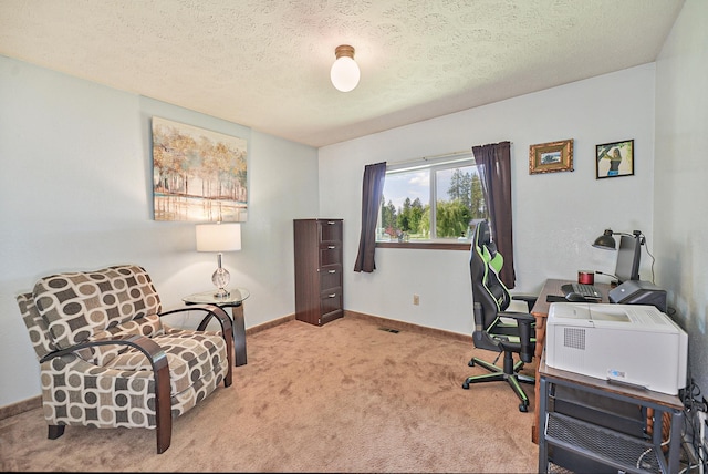 5024 E Ballard Rd, Colbert, WA 99005 - carpeted office space with a textured ceiling