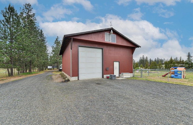 5024 E Ballard Rd, Colbert, WA 99005 - detached garage with driveway