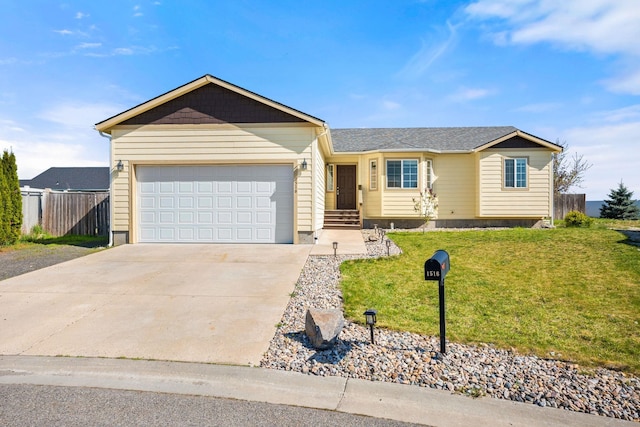 1516 E First Ct, Deer Park, WA 99006 - ranch-style home featuring an attached garage and driveway
