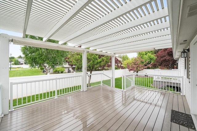 858 S Shelley Lake Ln, Spokane Valley, WA 99037 - wooden terrace with a pergola