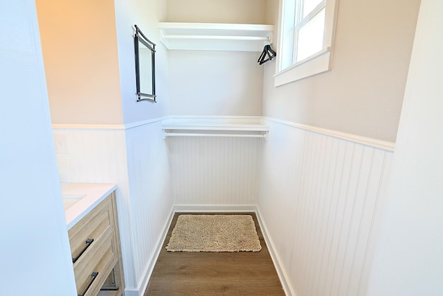 1327 N Howard St, Spokane, WA 99201 - spacious closet featuring wood finished floors