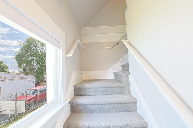 1327 N Howard St, Spokane, WA 99201 - staircase featuring plenty of natural light