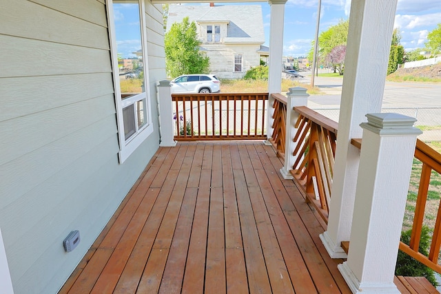 1327 N Howard St, Spokane, WA 99201 - wooden porch with a residential view
