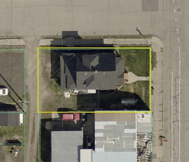 1327 N Howard St, Spokane, WA 99201 - aerial view of property's location with property boundaries highlighted
