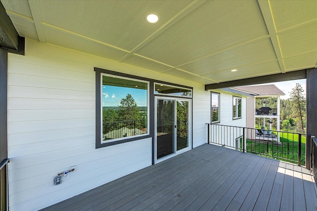 4229 W Tolliver Ct, Spokane, WA 99208 - view of wooden deck