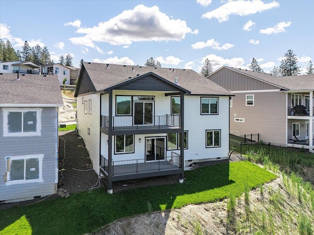 4229 W Tolliver Ct, Spokane, WA 99208 - back of house featuring a balcony