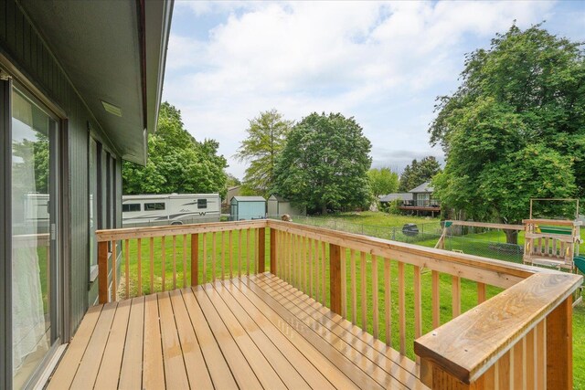 20716 E Gilbert Rd, Otis Orchards, WA 99027 - view of wooden deck