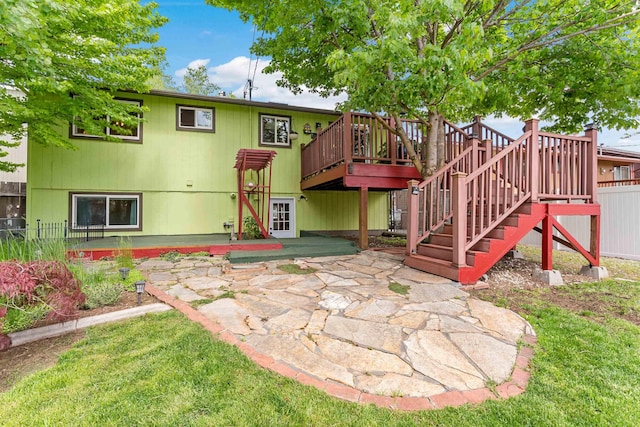 4022 E 25th Ave, Spokane, WA 99223 - back of house featuring a patio area and a deck
