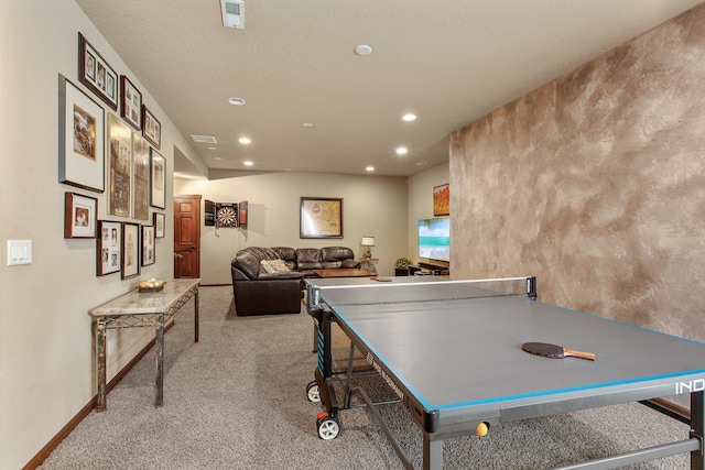 1467 E Lacey Ave, Hayden, ID 83835 - rec room featuring recessed lighting, carpet, and baseboards