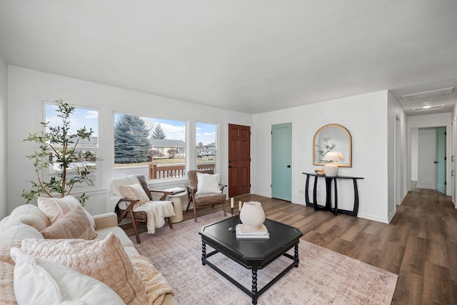 614 S Lawson St, Airway Heights, WA 99001 - living area featuring wood finished floors and baseboards