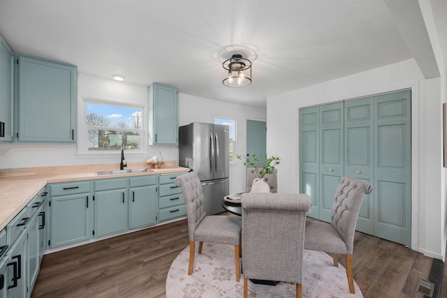 614 S Lawson St, Airway Heights, WA 99001 - dining space with plenty of natural light, dark wood finished floors, and recessed lighting